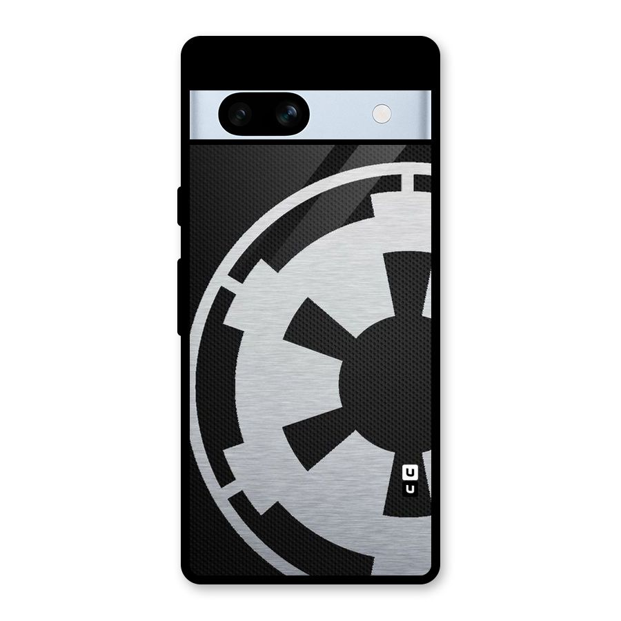 White Wheel Glass Back Case for Google Pixel 7a