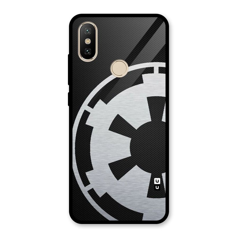 White Wheel Glass Back Case for Redmi A2