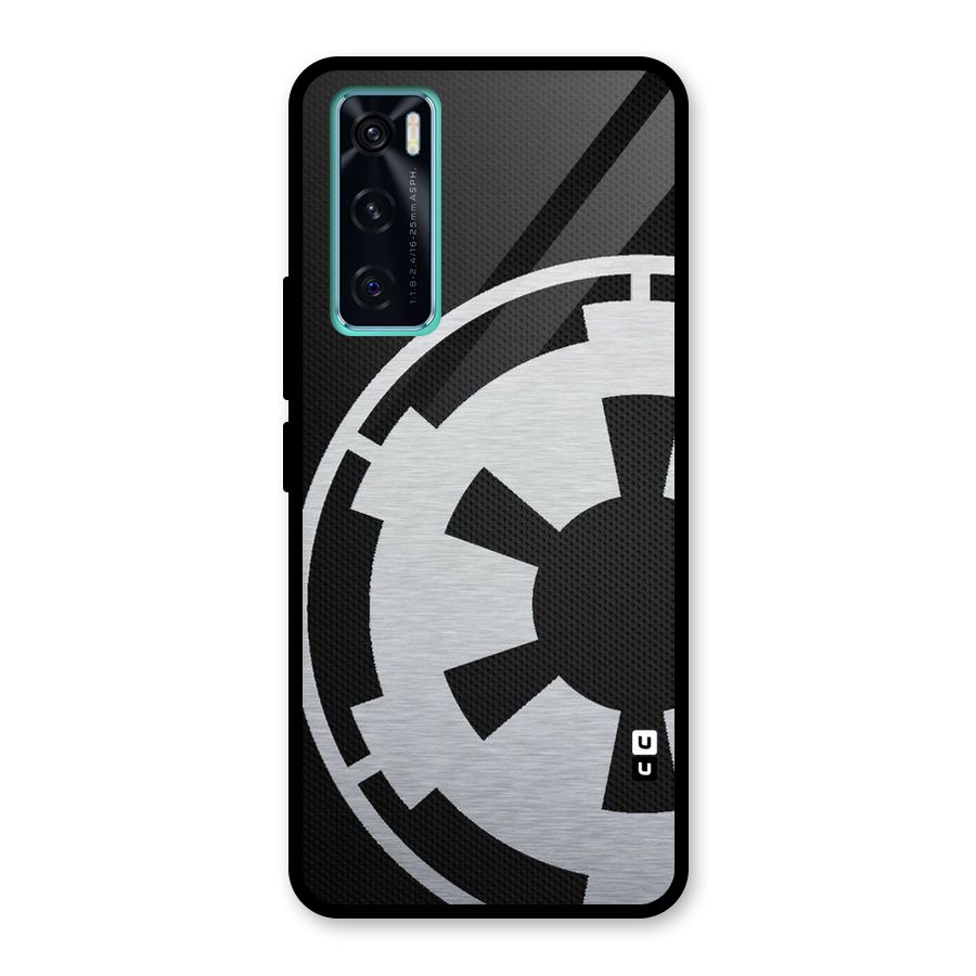 White Wheel Glass Back Case for Vivo V20 SE