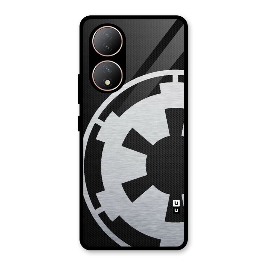White Wheel Glass Back Case for Vivo Y100A