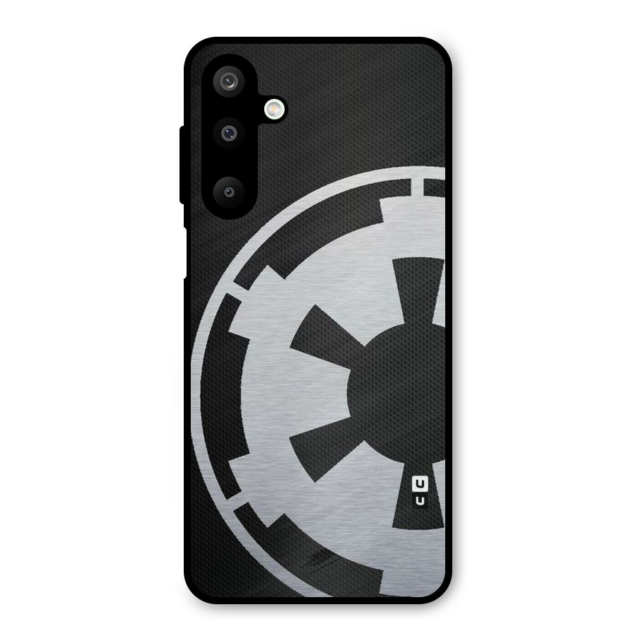 White Wheel Metal Back Case for Galaxy M16