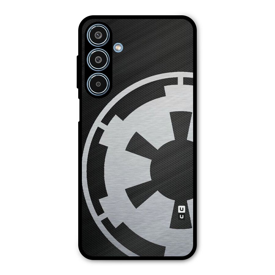 White Wheel Metal Back Case for Galaxy M35