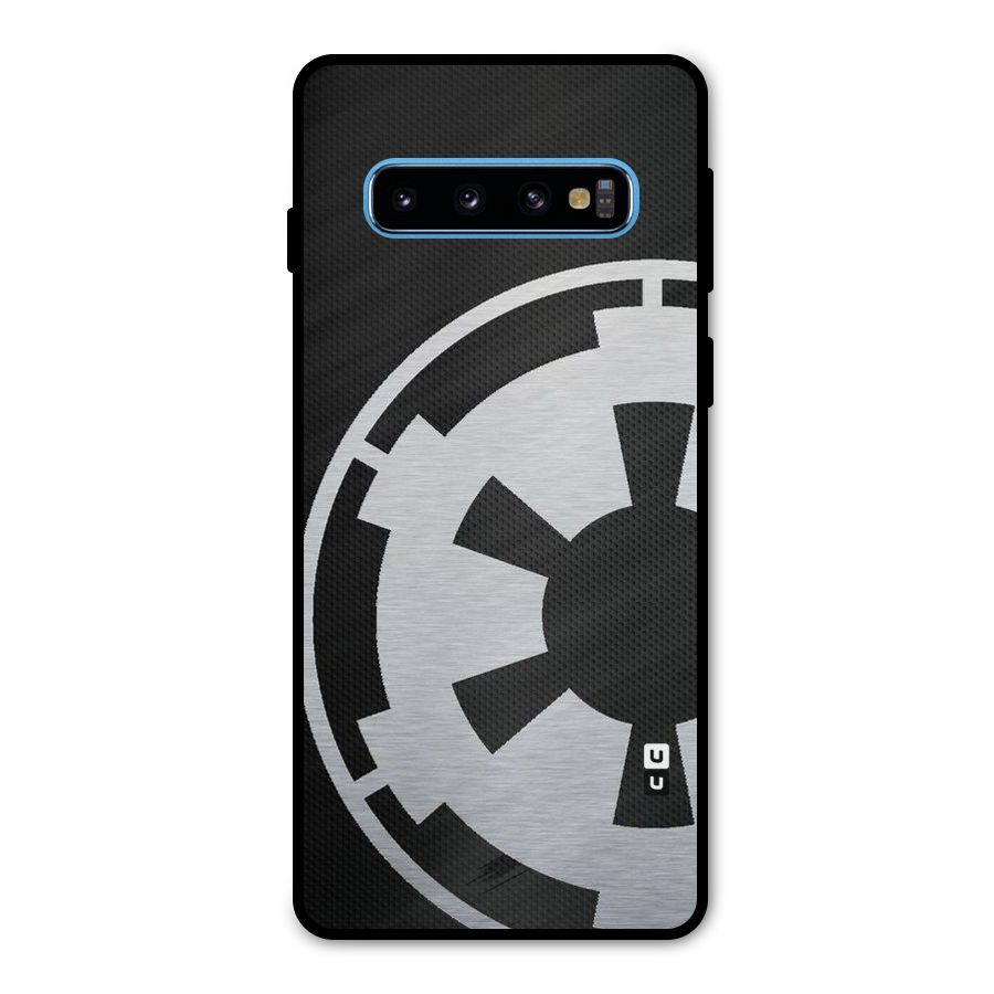 White Wheel Metal Back Case for Galaxy S10