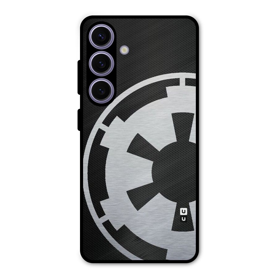 White Wheel Metal Back Case for Galaxy S24