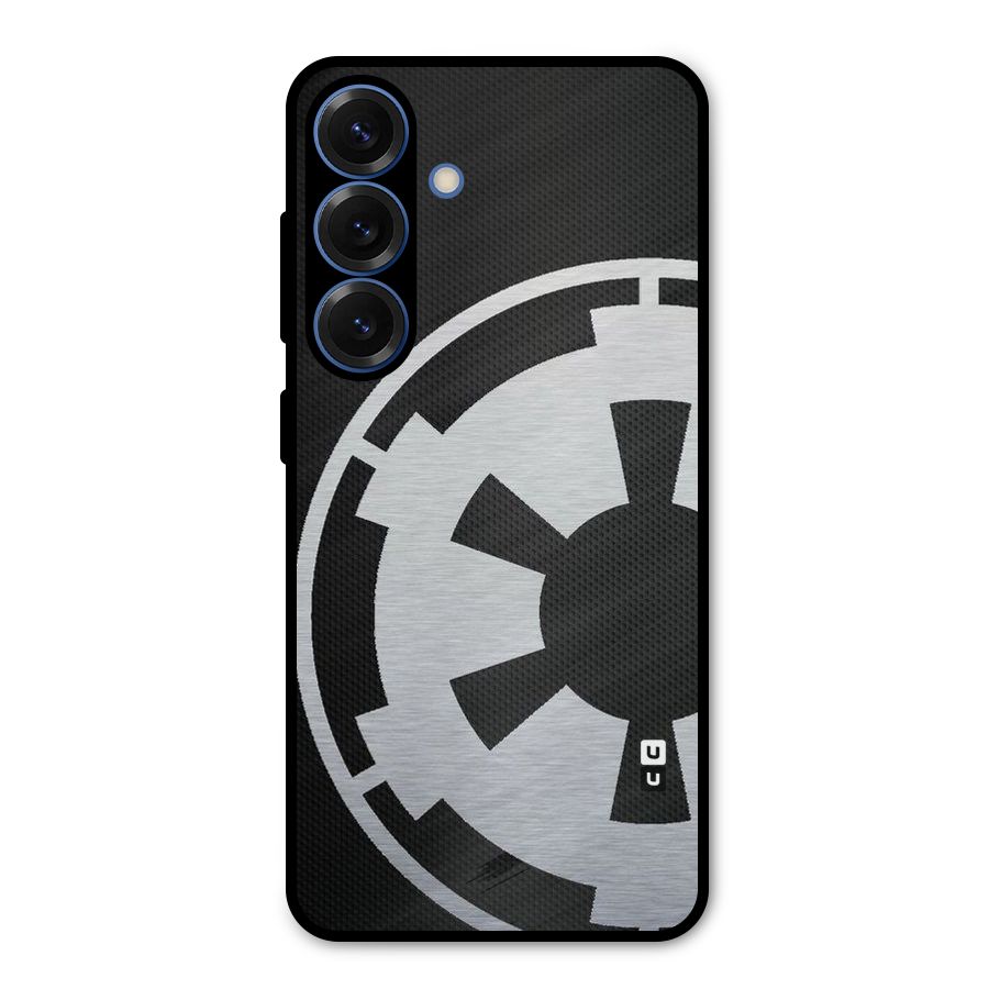 White Wheel Metal Back Case for Galaxy S25