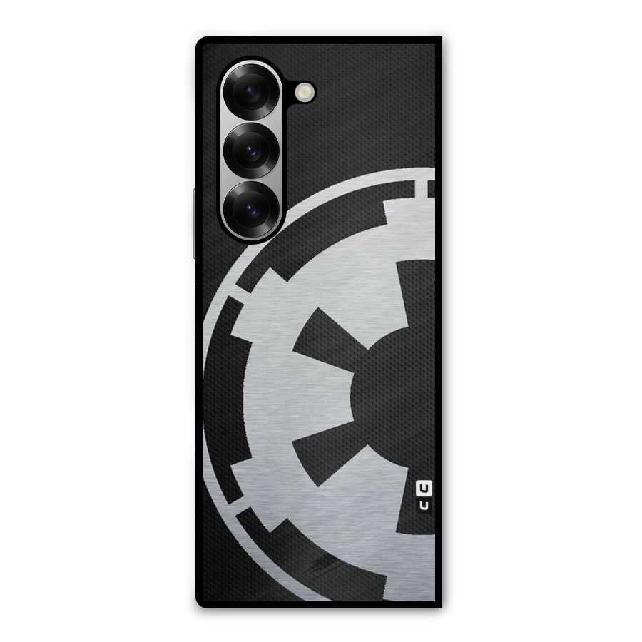 White Wheel Metal Back Case for Galaxy Z Fold6