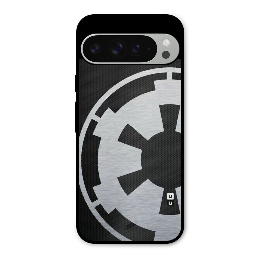 White Wheel Metal Back Case for Google Pixel 9 Pro XL