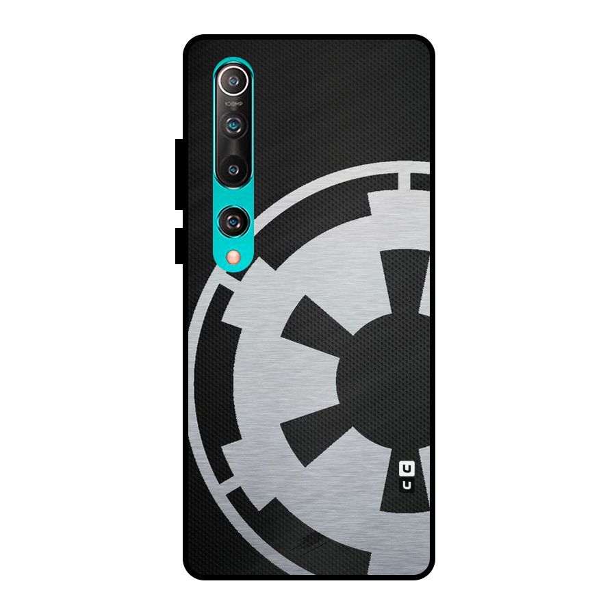 White Wheel Metal Back Case for Mi 10