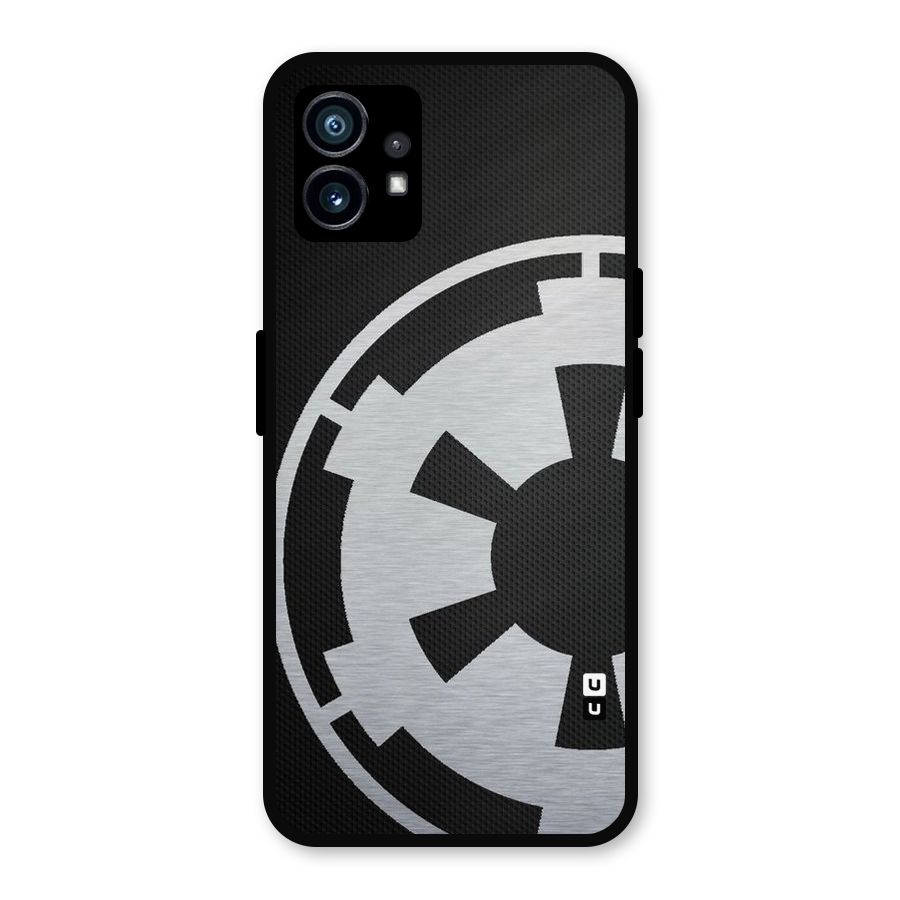 White Wheel Metal Back Case for Nothing Phone 1