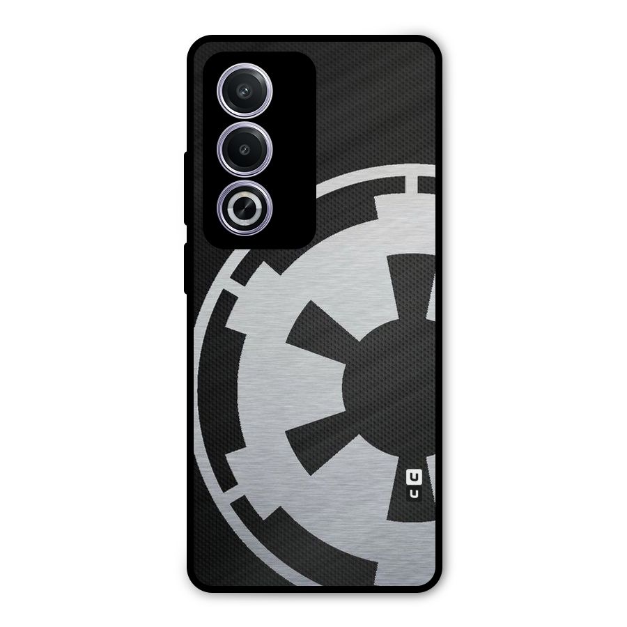 White Wheel Metal Back Case for Oppo A3 Pro