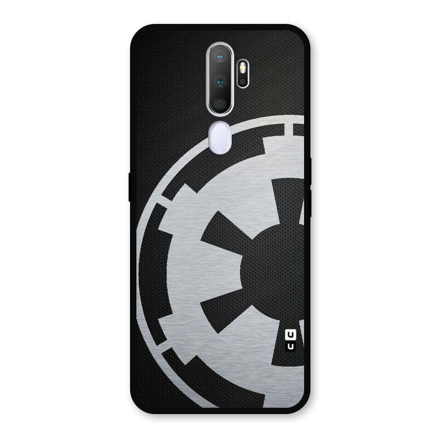 White Wheel Metal Back Case for Oppo A9 (2020)