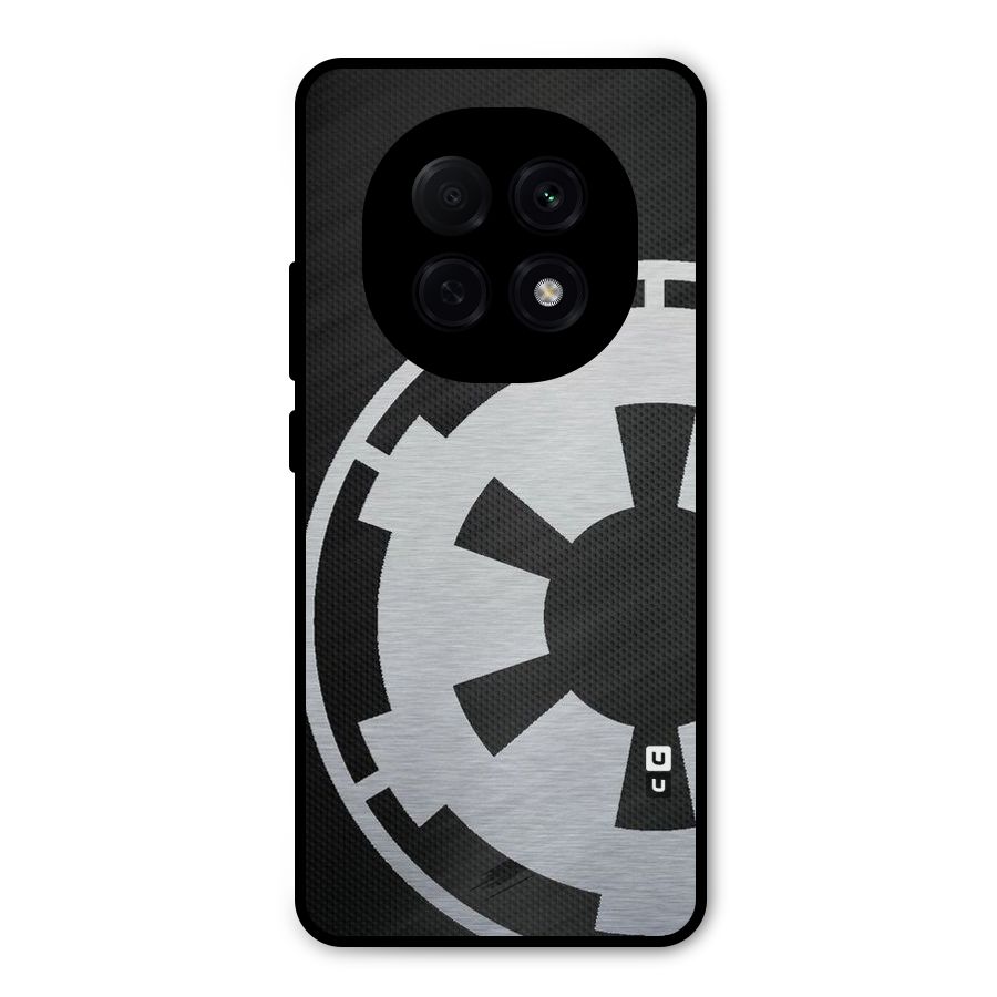 White Wheel Metal Back Case for Oppo F29 Pro
