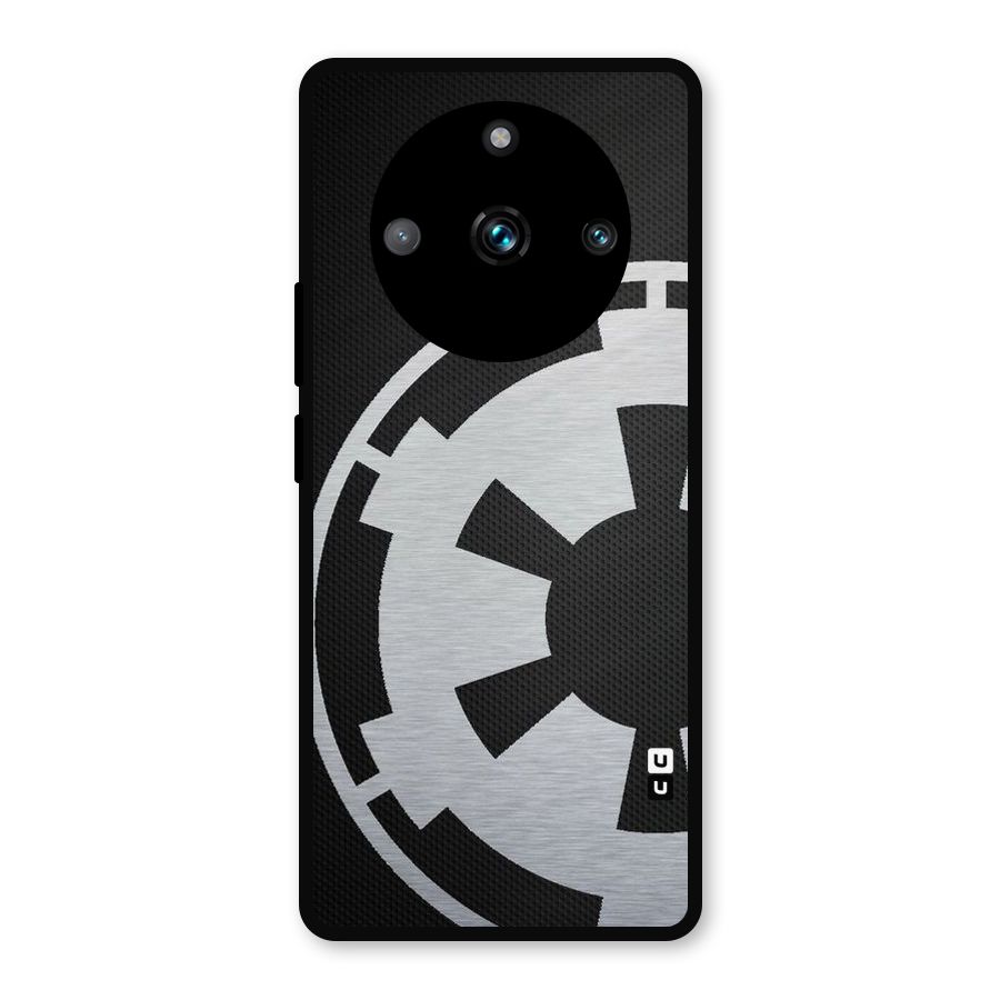 White Wheel Metal Back Case for Realme 11 Pro