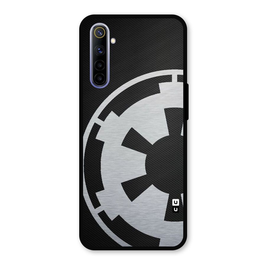White Wheel Metal Back Case for Realme 6