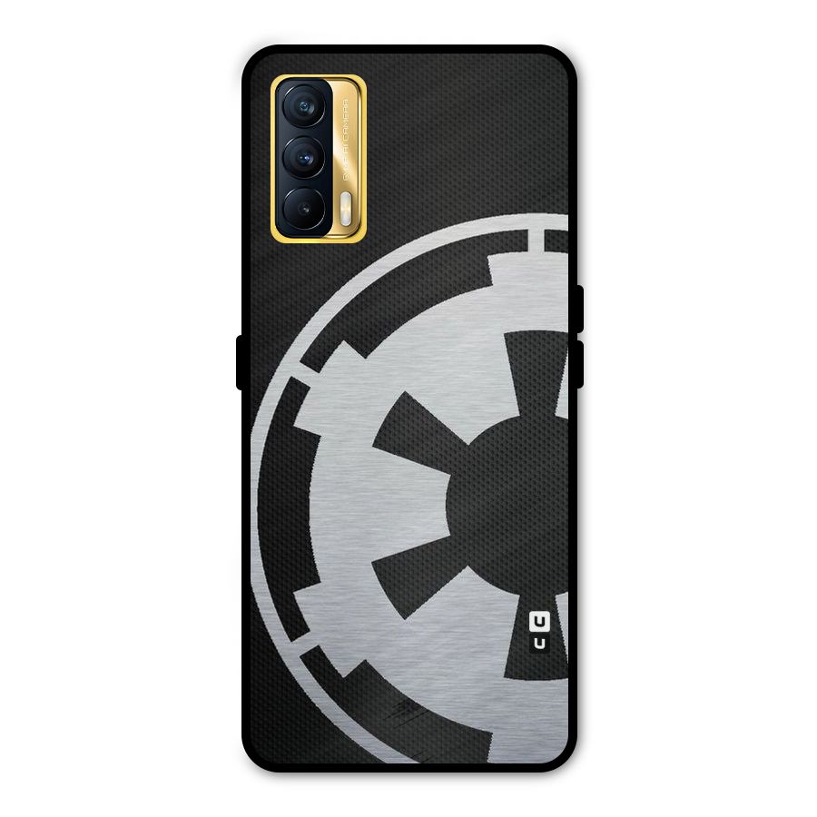 White Wheel Metal Back Case for Realme X7