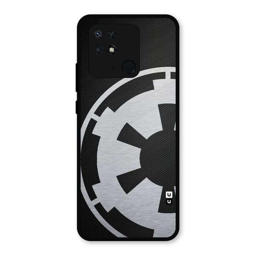 White Wheel Metal Back Case for Redmi 10