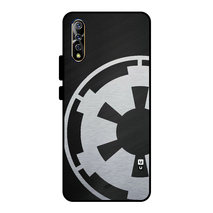 White Wheel Metal Back Case for Vivo S1