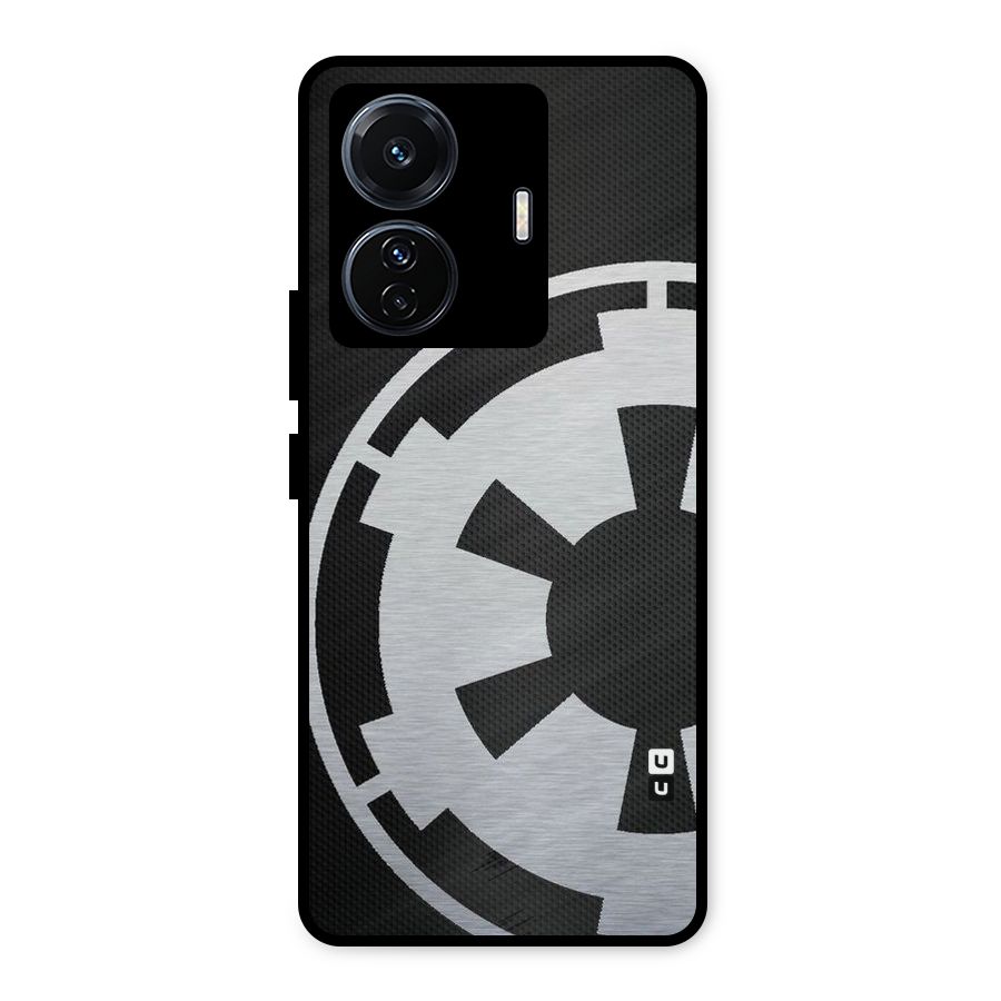 White Wheel Metal Back Case for Vivo T1 Pro