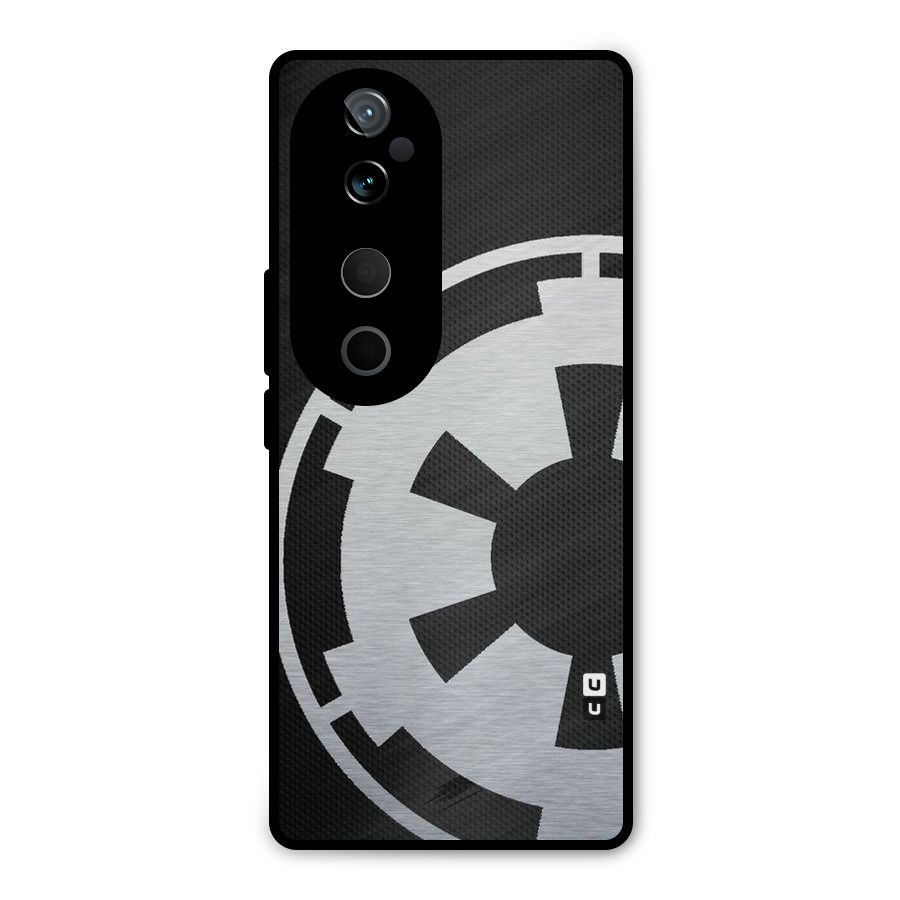 White Wheel Metal Back Case for Vivo T3 Ultra