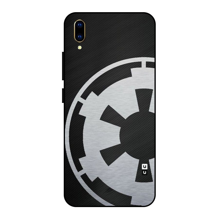 White Wheel Metal Back Case for Vivo V11 Pro