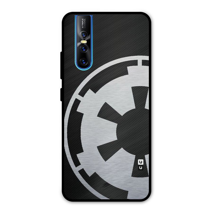 White Wheel Metal Back Case for Vivo V15 Pro