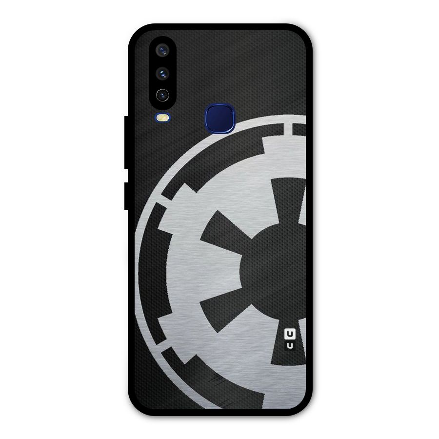White Wheel Metal Back Case for Vivo V17