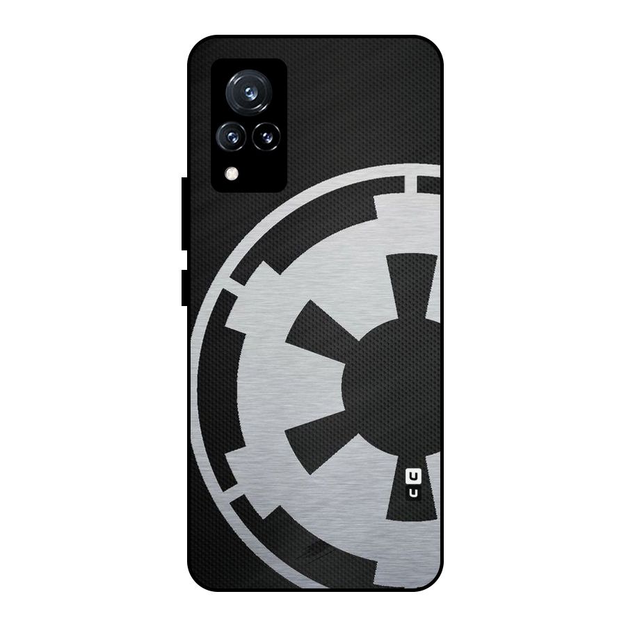 White Wheel Metal Back Case for Vivo V21 5G