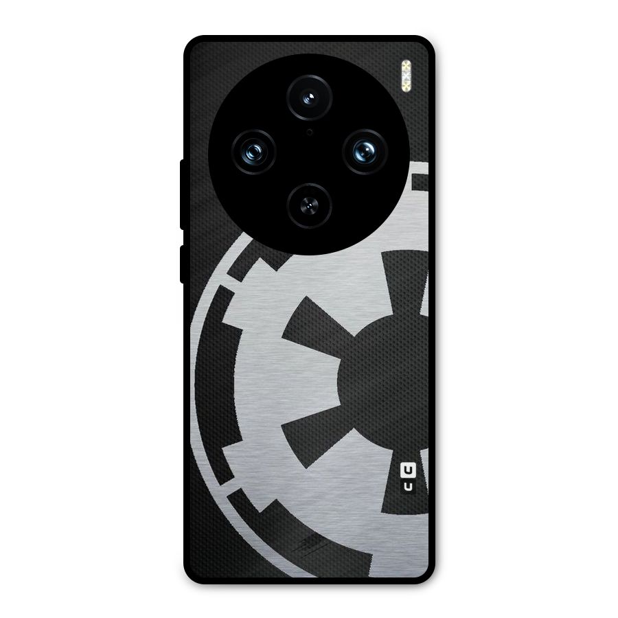 White Wheel Metal Back Case for Vivo X100 Pro