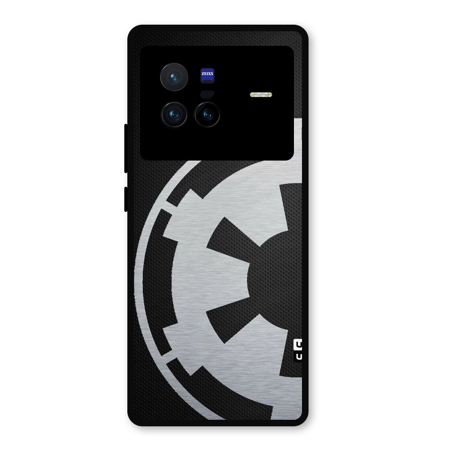 White Wheel Metal Back Case for Vivo X80