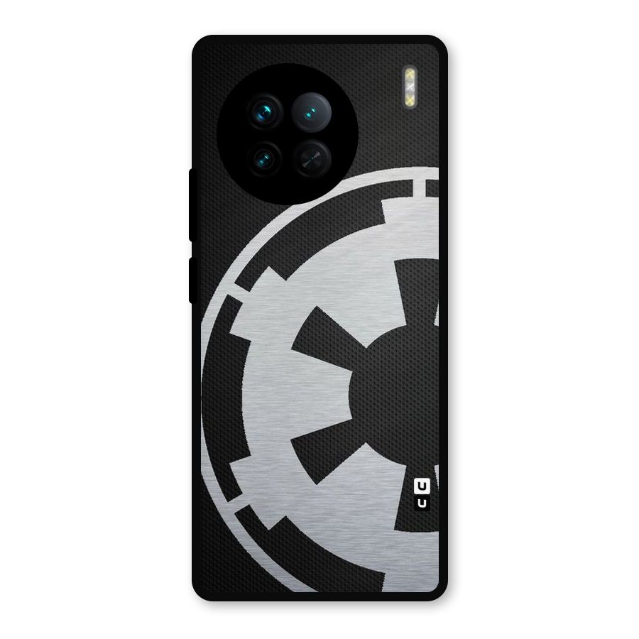 White Wheel Metal Back Case for Vivo X90