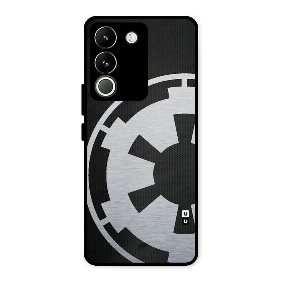 White Wheel Metal Back Case for Vivo Y200