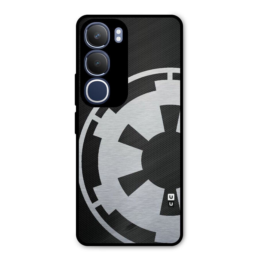 White Wheel Metal Back Case for Vivo Y29