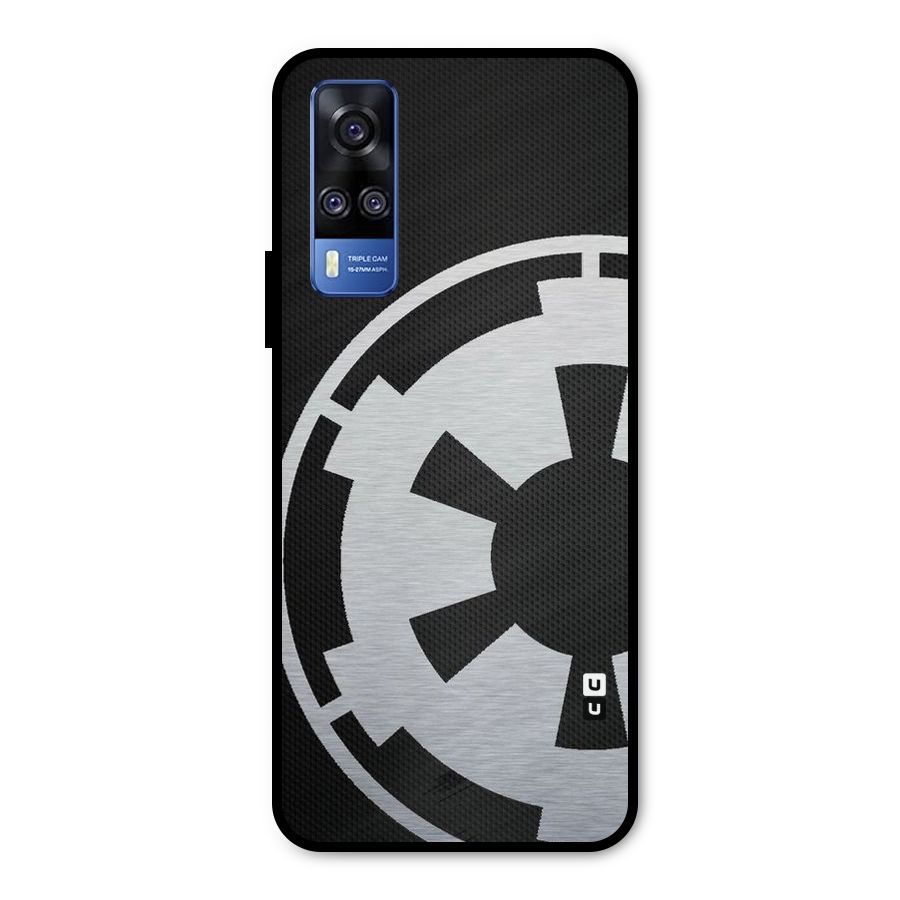 White Wheel Metal Back Case for Vivo Y31