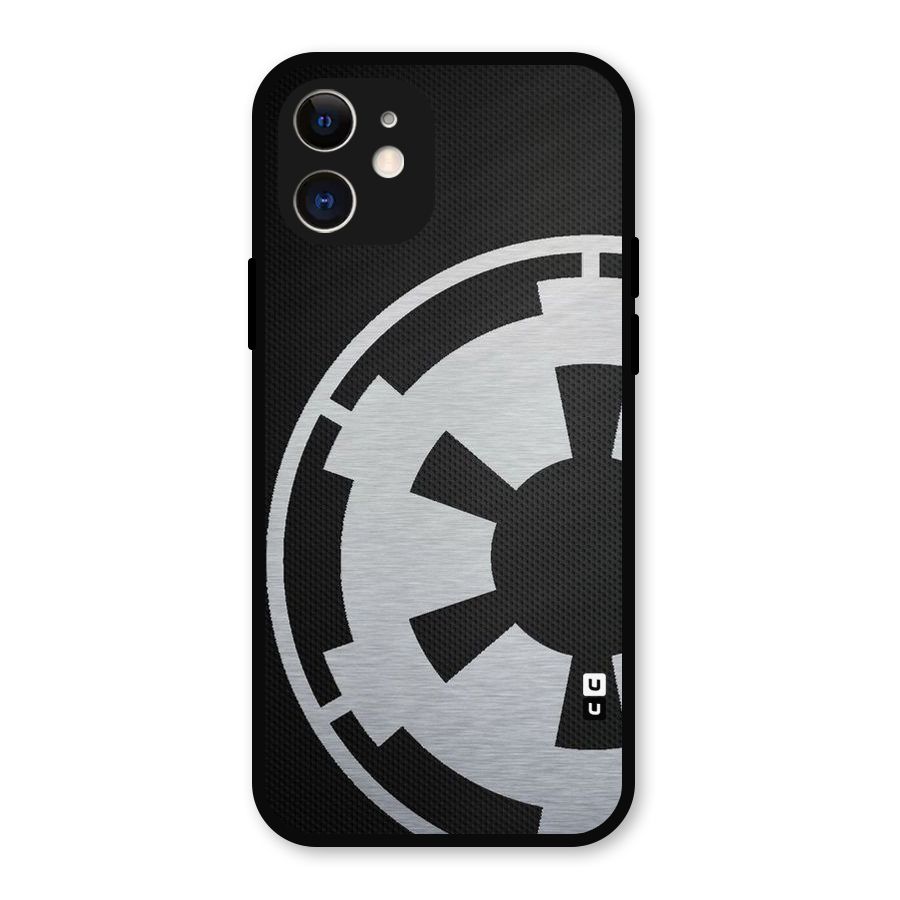White Wheel Metal Back Case for iPhone 12