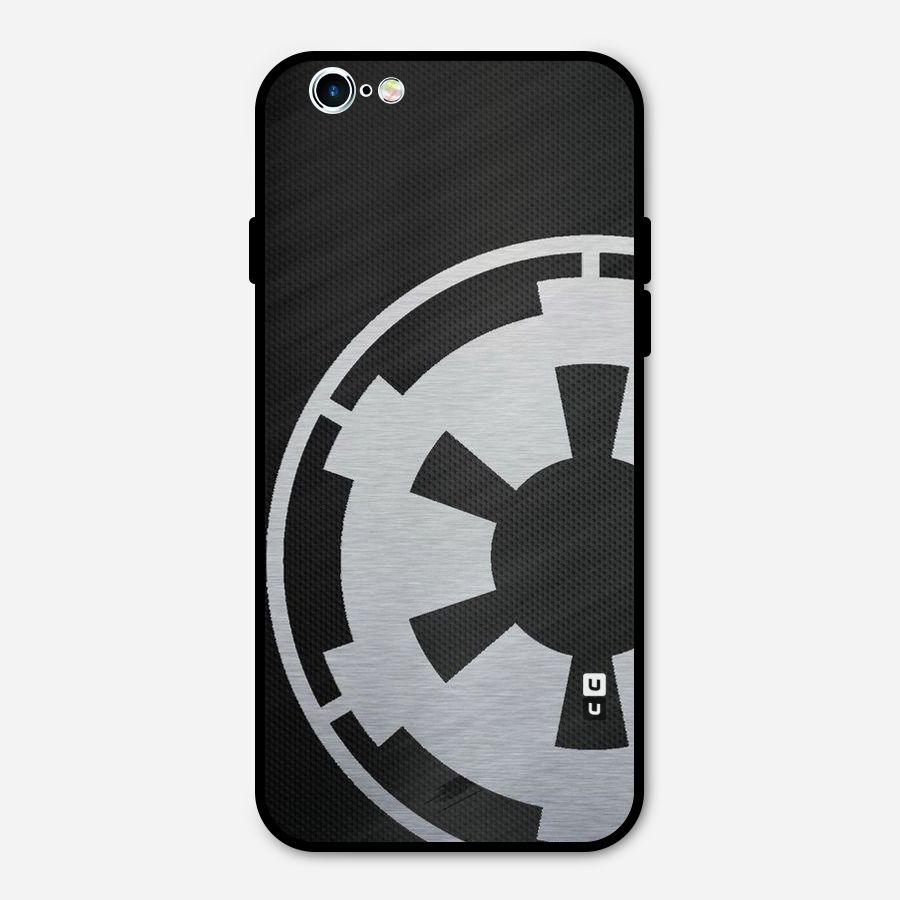 White Wheel Metal Back Case for iPhone 6 6s