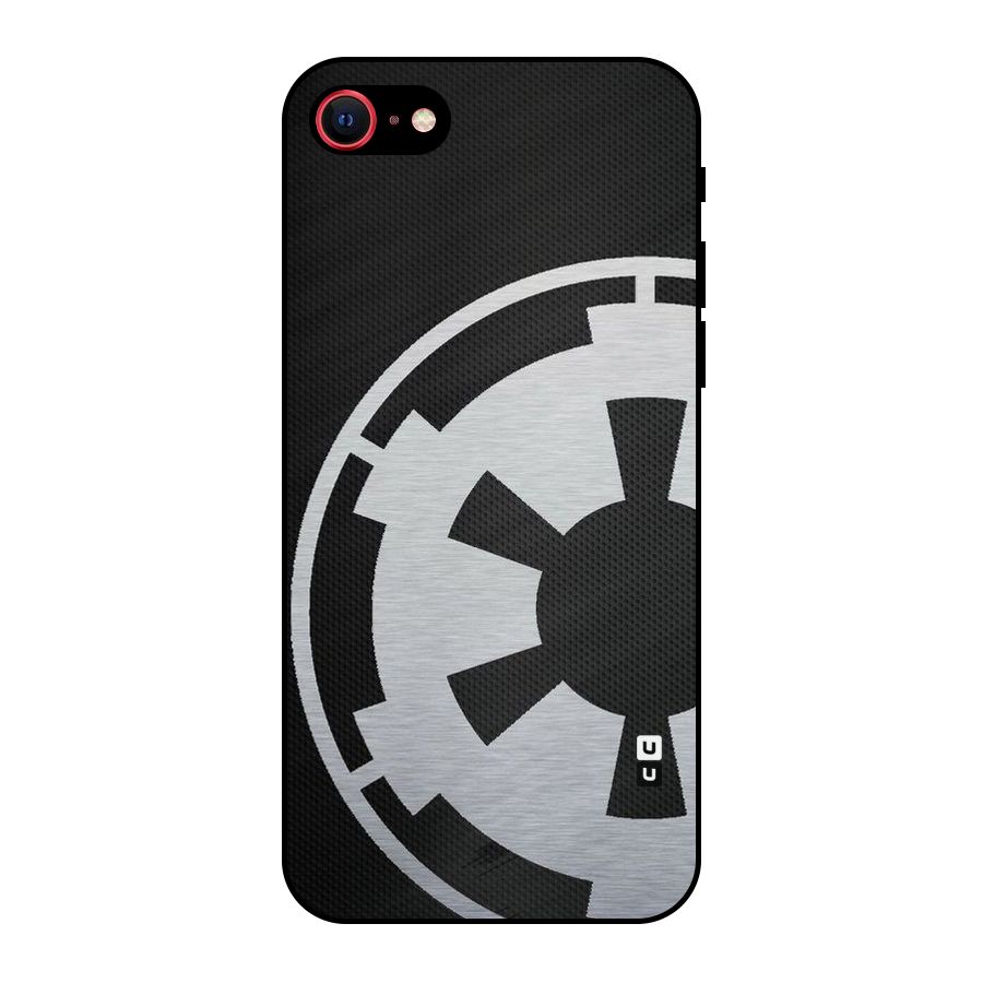 White Wheel Metal Back Case for iPhone 7