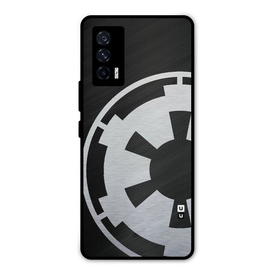 White Wheel Metal Back Case for iQOO 7 5G