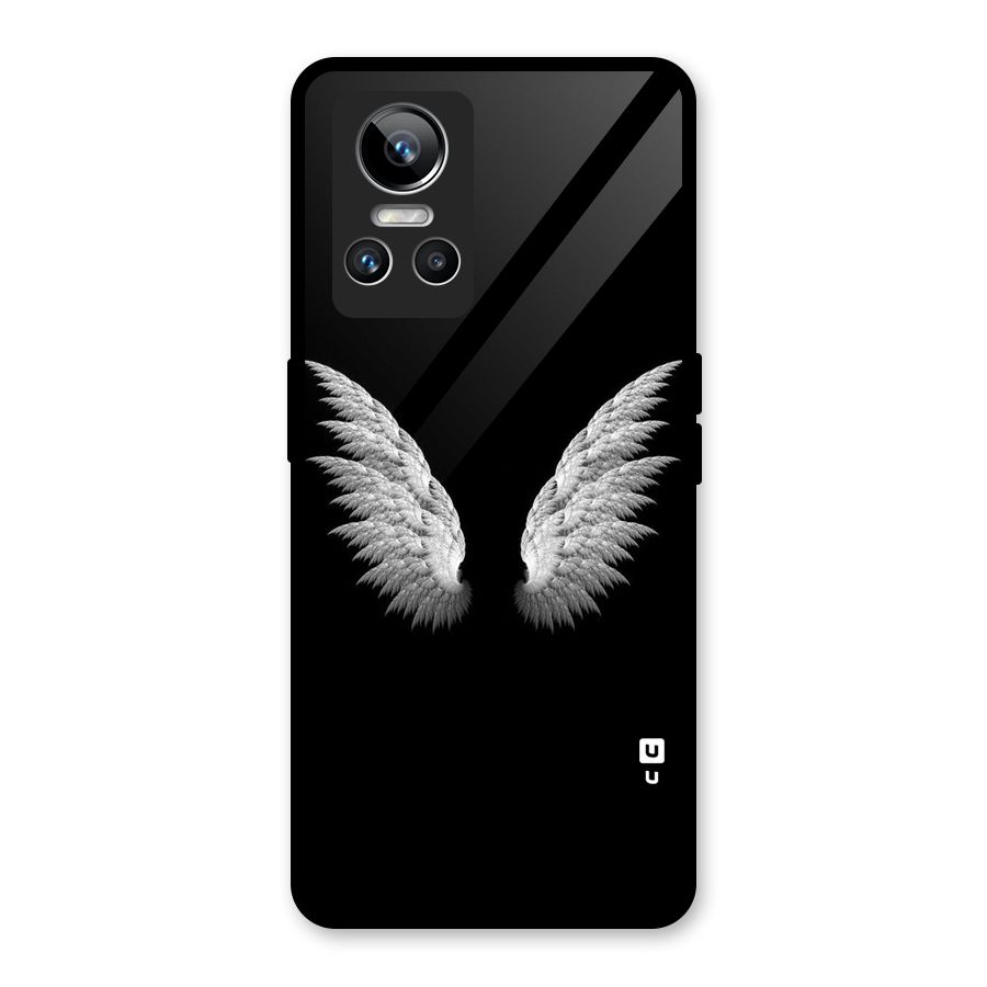 White Wings Glass Back Case for Realme GT Neo 3