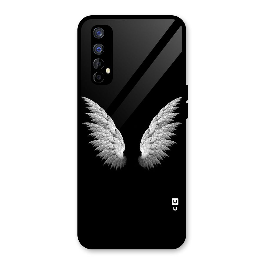 White Wings Glass Back Case for Realme Narzo 20 Pro