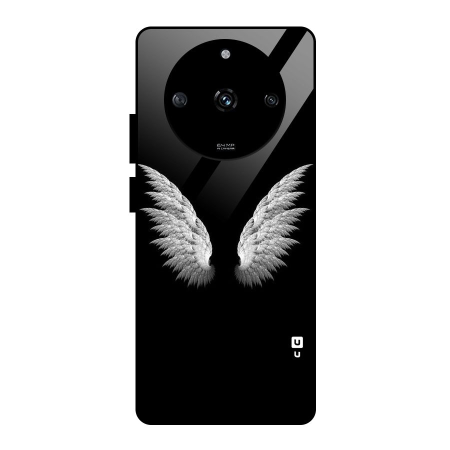 White Wings Glass Back Case for Realme Narzo 60 5G