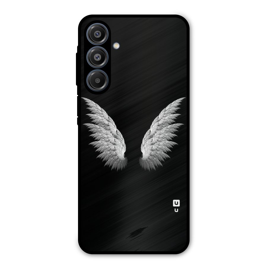 White Wings Metal Back Case for Galaxy A16 5G