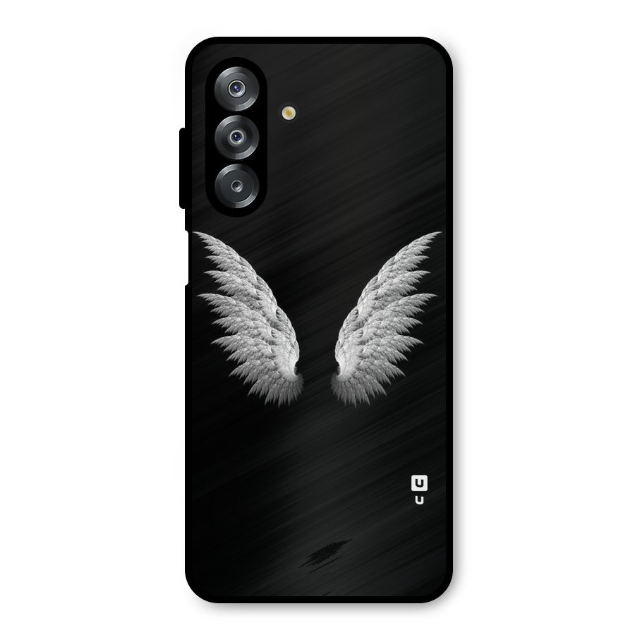 White Wings Metal Back Case for Galaxy A26