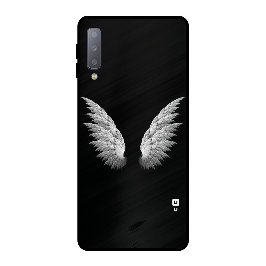 White Wings Metal Back Case for Galaxy A7 (2018)
