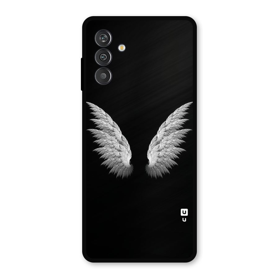White Wings Metal Back Case for Galaxy F13