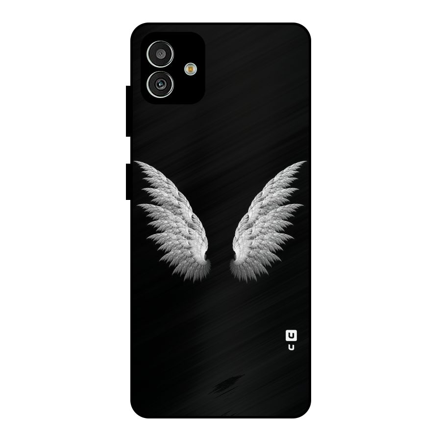 White Wings Metal Back Case for Galaxy M13 5G