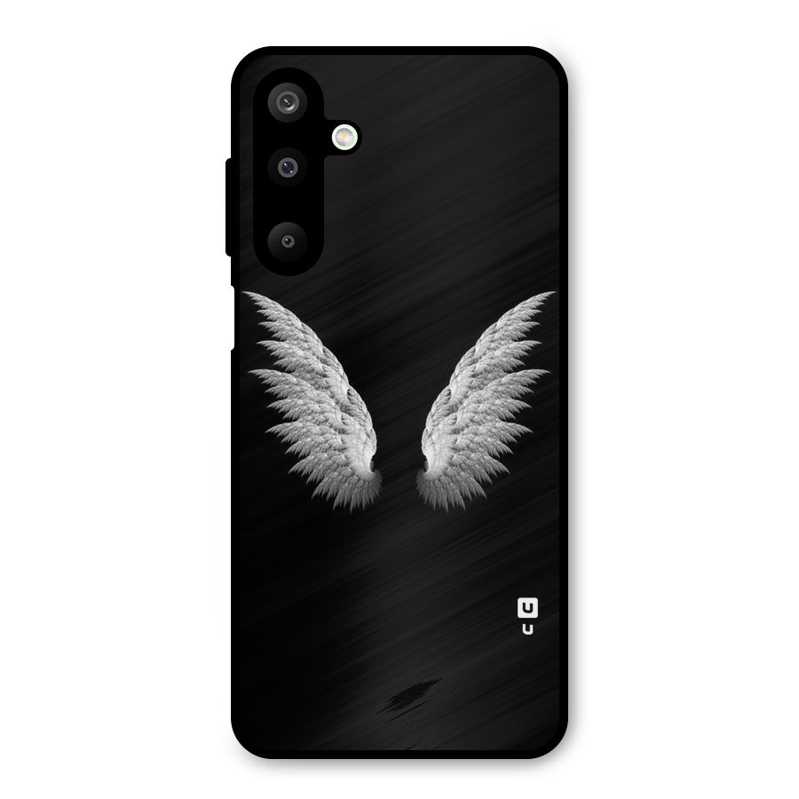 White Wings Metal Back Case for Galaxy M16