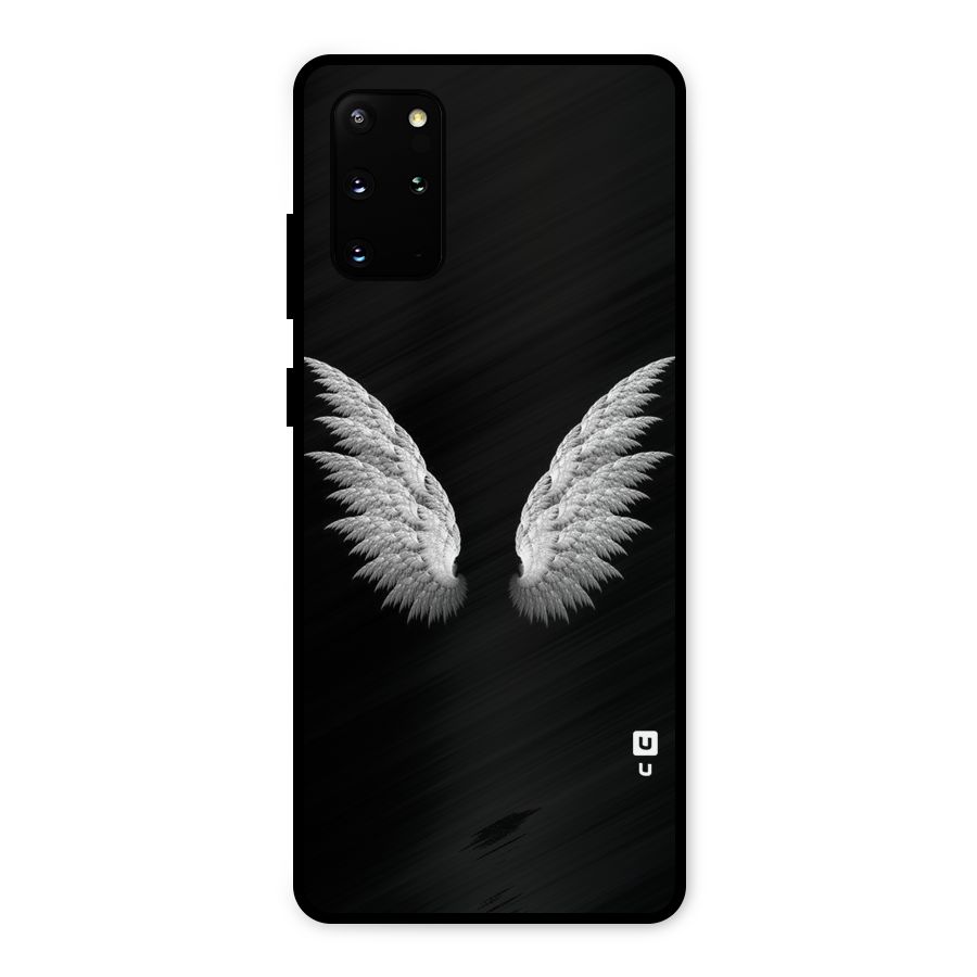 White Wings Metal Back Case for Galaxy S20 Plus