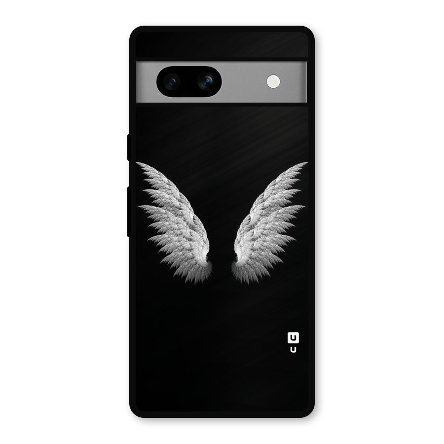 White Wings Metal Back Case for Google Pixel 7a