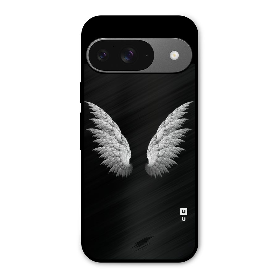White Wings Metal Back Case for Google Pixel 9