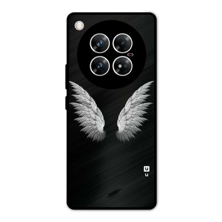 White Wings Metal Back Case for Infinix Zero 40 5G